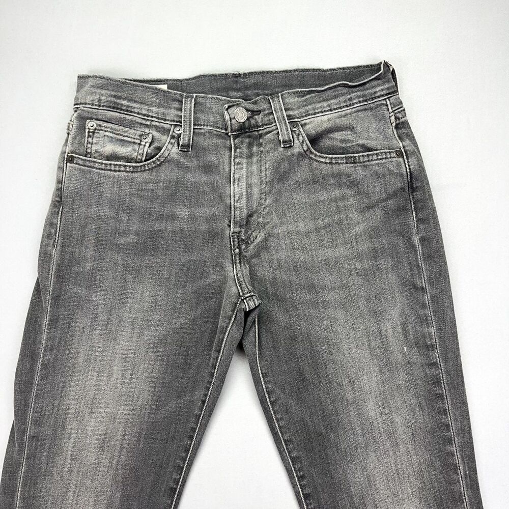 Levi's Premium‎ 511 Slim Fit Jeans Stretch Gray/Black Men's Tag Size 29x30 Fade - Picture 2 of 16